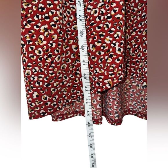 Boutique Floral Printed Wrap Style Dress Size Womens Large - Picture 7 of 10